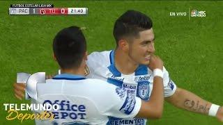 ¡Golazo de Pachuca! Víctor Guzmán abre el marcador | LIGA MX | Telemundo Deportes