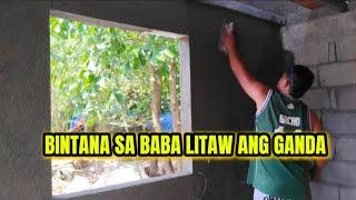 PALITADA SA BABA BINTANA MAY KANTO NA LITAW NA ANG GANDA NG BAHAY NI GWEN