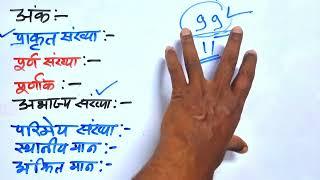 प्राकृत संख्या किसे कहते हैं  | Natural number | अंकित मान क्या है | kc sir ki classes 2