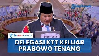 Detik-detik Sejumlah Delegasi KTT D8 Keluar saat Prabowo Mulai Pidato, Presiden Tetap Tenang