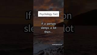 Psychology fact about people who sleeps a lot#facts #psychology #trending #shortvideo