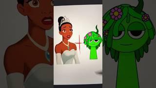 Tiana & Vineria Sprunki Transformation #glowup #disney #art #princess