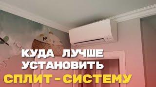 Где лучше установить сплит-систему в квартире