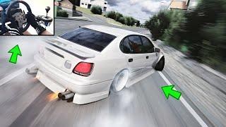 Assetto Corsa Steering Wheel Street Drift Gameplay