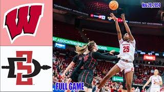 San Diego State Aztecs vs Wisconsin Badgers Women’s Basketball | Nov 28, 2024 Championship Game