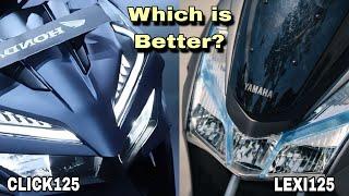 2023 Yamaha Lexi 125 vs Honda Click 125, Which one is Better? - Walkaround and Review