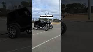 Most hated jeep | Squatted Straight axle lifted truck