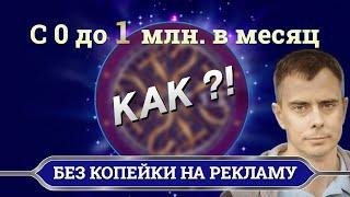 №420 - с 0 до 1 млн. в месяц выручки без рекламы с помощью партнерской (реферальной) сети. Наш опыт.