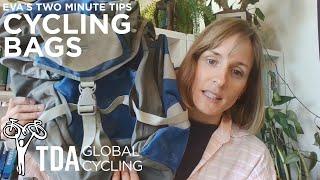 Eva's Two Minute Tips: Cycling bags