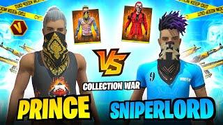 Sniper Lord Challenge Me For Collection War  Richest Collection Versus  - Garena Free Fire