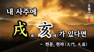 [사주운세] 내 사주에 술(戌), 해(亥)가 있다면!?