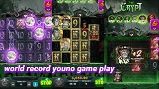 THE CRYPTO  || WORLD RECORD THE CRYPT GAME PLAY || YOUNO GAMES  #yonogames