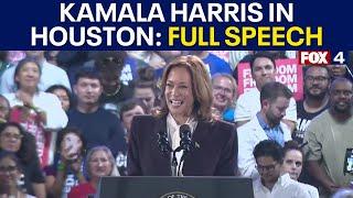 Kamala Harris at Houston rally: FULL SPEECH