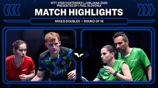 Verdonschot/Schreiner vs Tokic/Tokic | XD R16 | WTT Star Contender Ljubljana 2025