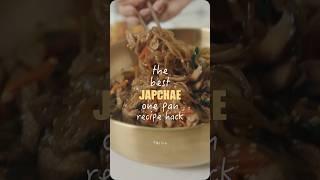 The Best Japchae Hack that will save time and tastes delicious! #esyfilms #japchae #koreanfood #잡채