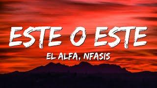 Este el alfa - letra