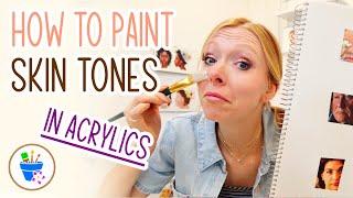 How to Paint Skin Tones With Acrylics