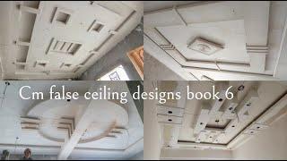 Cm false ceiling designs book 6 without color | Gypsum ceiling designs 2022