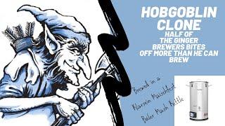 Hobgoblin clone brewed using Klarstein Maischfest Mash Kettle