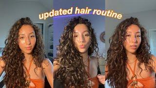 WAVY/CURLY HAIR ROUTINE FOR DAMAGED HAIR // repair and maintain healthy hair