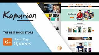 Koparion - Book Shop Responsive Magento Theme | Themeforest Website Templates and Themes