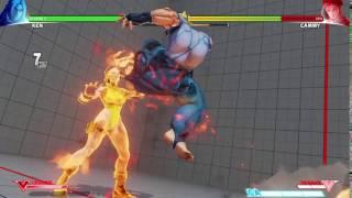 STREET FIGHTER V - Ken - Training Mode