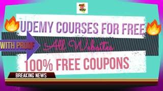 Udemy Courses For FREE - ENROLL With 100% free Coupons [2020 - Updated Methods]