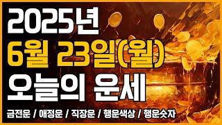 2025년 6월 23일 월요일 띠별운세 [오늘의 운세]