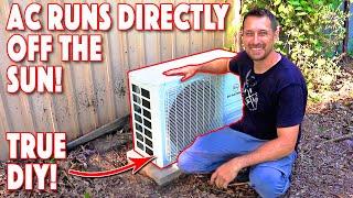 Solar Air Conditioner Full Installation & Review! True DIY From EG4!