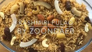 Kashmiri Wazwan Style Pulao || Koshur Pulao || ZoonDaeb Kashmiri