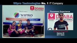 Wipro recruitment for DPC students.