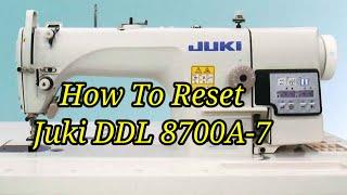 how to reset juki sewing machine | Juki machine | ddl8700a-7 reset by Gm electronics tech