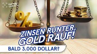 Die Zinswende soll den Goldpreis nach oben treiben. ABER WANN KOMMT SIE?