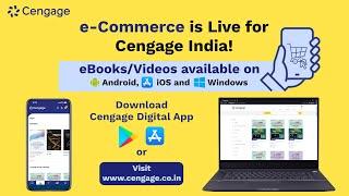 Cengage India | e-Commerce | eBooks | Learn with Videos | Cengage Digital App