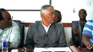 PF Vice President Hon Given Lubinda addresses the Media.