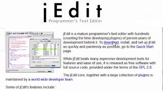 How to Download and Install jEdit 5.4.0 Code Editor and Java JRE 1.8.0_151 on Windows