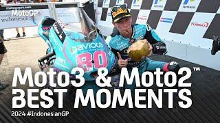 Best Moto3™ & Moto2™ moments!   | 2024 #IndonesianGP