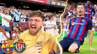 Lewandowski Gala - wieder 2 Tore  FC Barcelona vs. Real Valladolid - VIP Stadionvlog | ViscaBarca