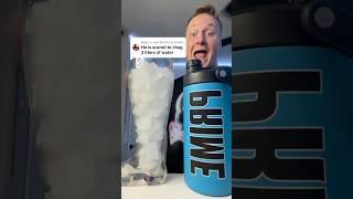 WATER?! WHAT’S NEXT? #shorts #water #chug #chugging