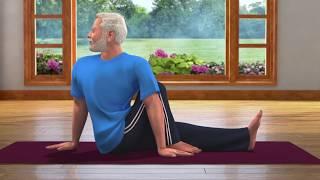 Yoga with Modi  : Vakrasana English