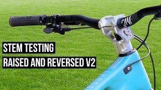 Is the Future Of MTB Cockpit Raised And Reversed? || 90mm Rise -15mm Reach