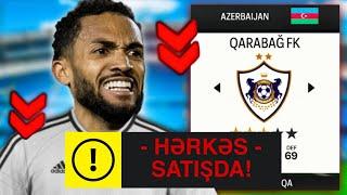 QARABAĞ FK DA HƏRKƏS TRANSFER SİYAHISINDA! MƏĞLUBİYYƏTDƏN SONRA | EA FC 24