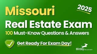  Pass Your Missouri Real Estate Exam with This 100-Question Review!