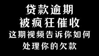 处理欠款的视频的补充，如果你的贷款出现逾期或者即将出现逾期，或者已经在逾期了，在被疯狂催收，这期视频可以帮你处理你的债务，规避掉一些法律风险。