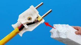 The electrician near me revealed this secret! how to mold plugs easily in 2 minutes