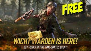 How To Unlock Claim Permanent Free Zombie Wicht Warden Character in Evil Science CRATE COD MOBILE