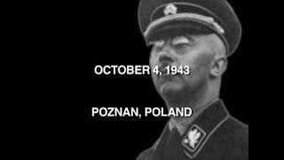 Zeitzeugen | Heinrich Himmler Geheimrede von Posen vom 04.10.1943 (komplette Rede)