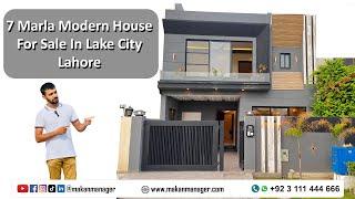 7 Marla Modern House for Sale in Lake City Lahore