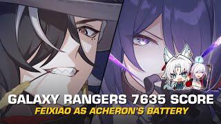 E0S1 Boothill Carry and Feixiao as Acheron Battery Showcase | 7635 Score | Apocalyptic Shadow v2.5