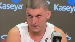 Tyler Herro interview at 2024 Miami HEAT Media Day